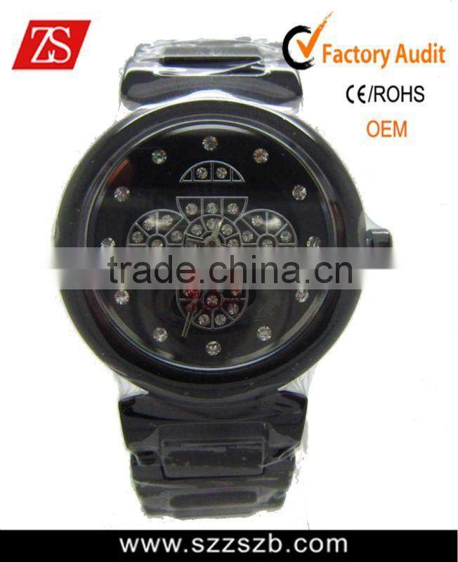 2012 white thick ceramic top grade fashion watch