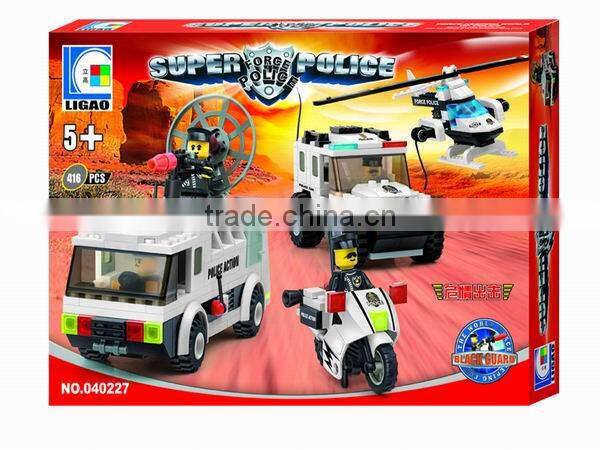 416pcs Super police unit block set