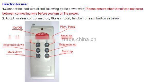 Dream Color LED Controller/RF Dream Color LED Controller DC5V 12V 24V is optional
