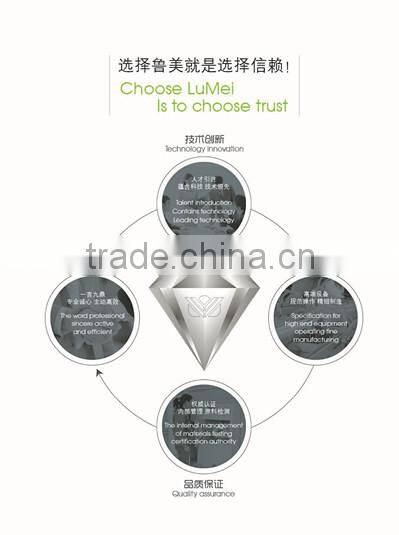 JiNan LuMei pvc profiles window profile white color ASA/PMMA/PVC-U