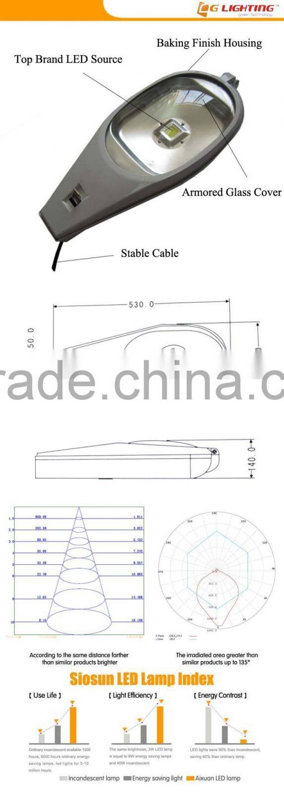 New Product 40W Citizen COB LED Street Lamp