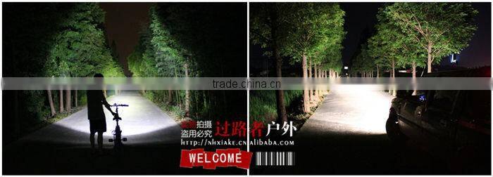 Goread 3 head 3*T6 high bright aluminum 30W 3600lum head light bike light