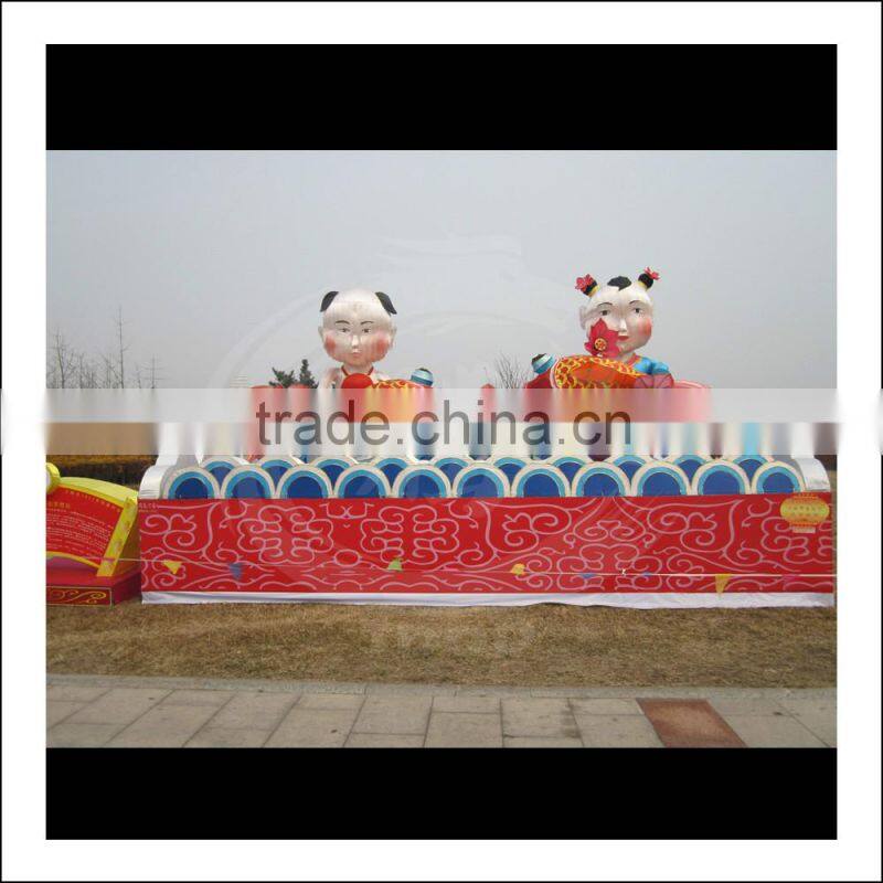 outdoor fish lantern