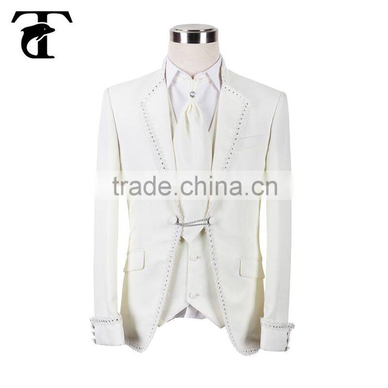 Classtic china style three pieces suit blazers design custom