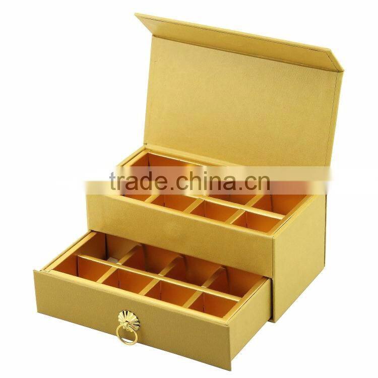 Customized Alibaba China Factory Luxury Paper Chocolate Boxes With Elegant Drawer.