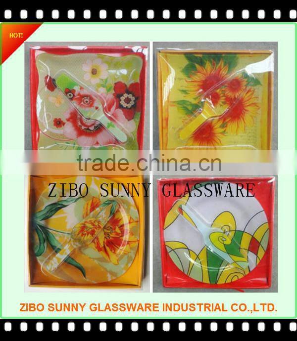 Decor glass wedding charger plates wholesale for fruit