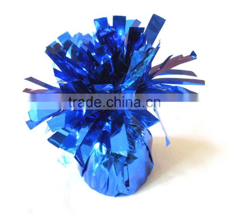 Tinsel balloon weight