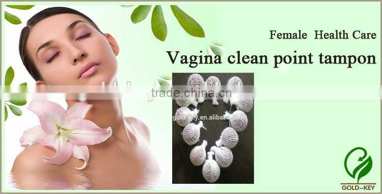 Female Hygiene Product, Herbal Clean Point Tampon for Vagina Clean