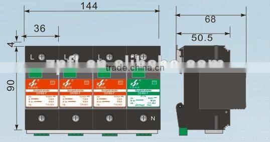 Class II N-PE Wind Power Generation AC Surge Protector