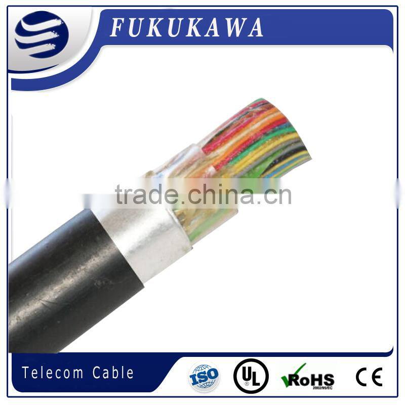 Overhead figure 8 multi pairs 30pairs/50pairs/100pairs telephone cable outdoor with steel messager