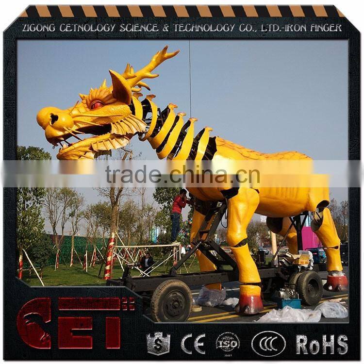 commercial exhibition equipment giant dragon model animatronic horse parade