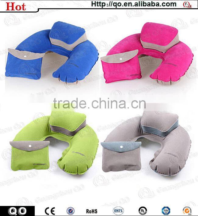 Low price pvc comfortable inflatable sleeping pillow