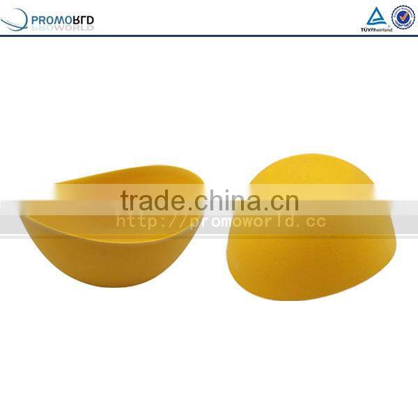 Eco-friendly Bamboo Fiber Natural Salad Bowls Colorful Dinnerware Sets