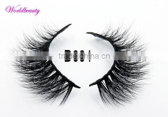 wispy false eyelash custom made eyelash on sale 100% natural siberian mink fur eyelash