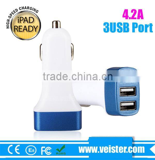 2015 hot sale usb car charger for mobile phone