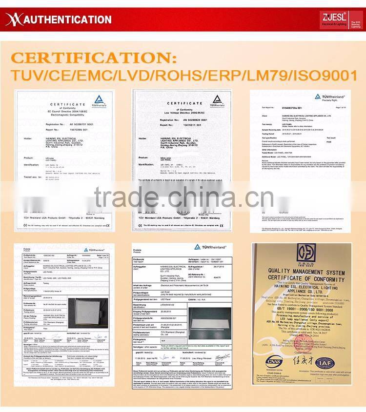 CRI>80 620*620 Embedded 45w led panel light Ra>80