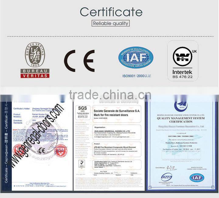 BS476 hotel h60 fire wood door