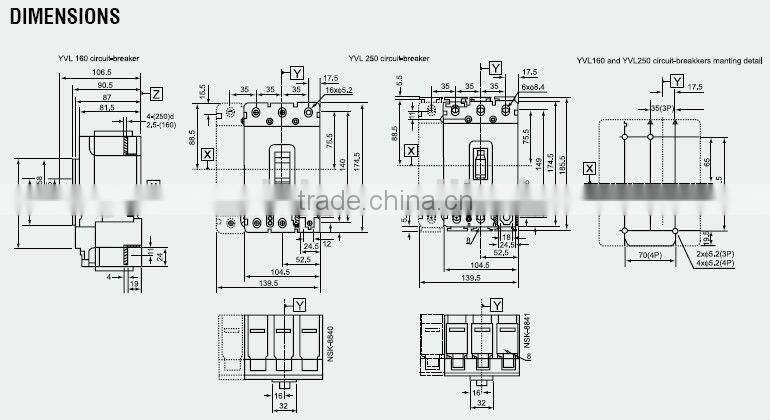 HVL Moulded Case Circuit Breaker 160A