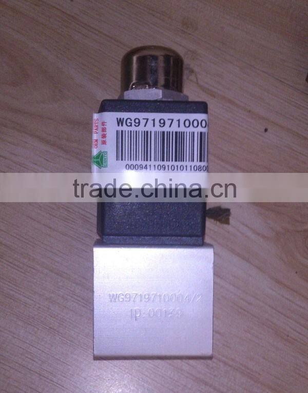 SINOTRUK HOWO truck auto spare parts air horn solenoid valve WG9718710001