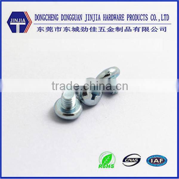 m4*4 small DIN7985 screws cross pan head special blue colored screws