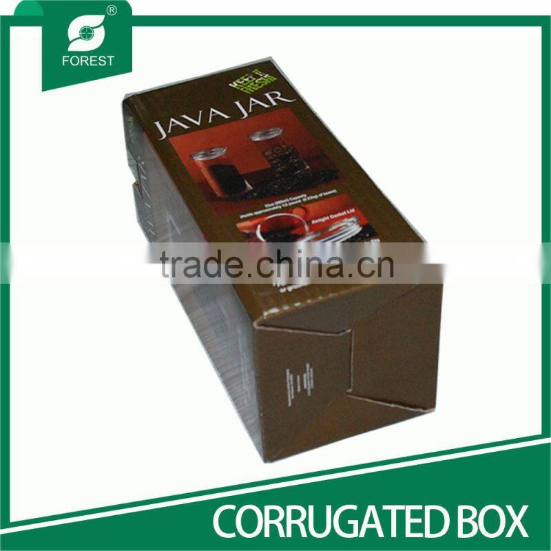 SHANGHAI SUPPLIER CORRUGATED BIN CANNING JAR BOXES FOR BEVERAGE CARRIER