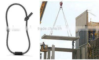 Precast concrete lifting loop wire rope slings