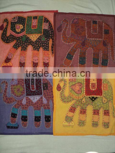 patchwork cushion covers from india elephant model
