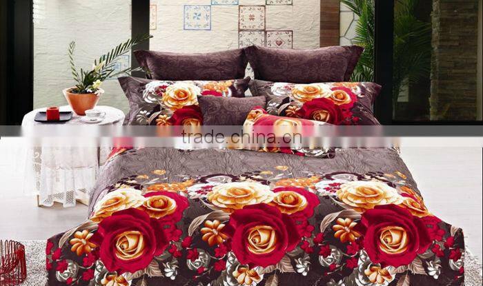 100% cotton 3D follower quilt cover set