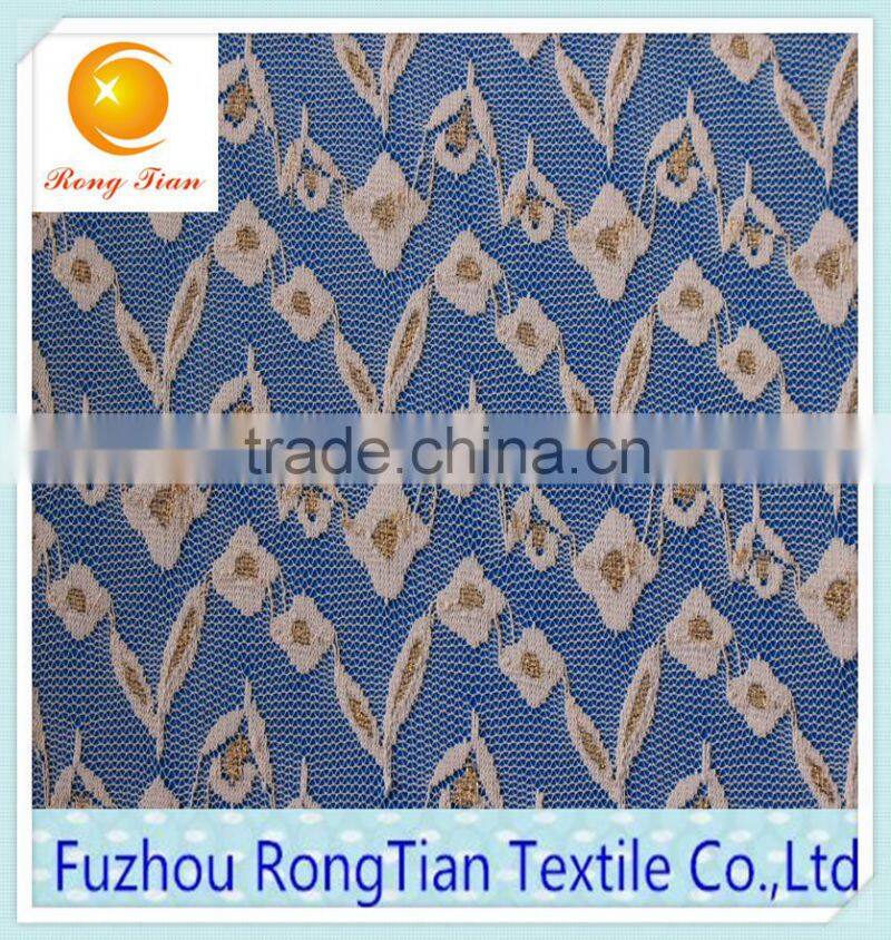 2015 transparent gauze sequins lace fabric for wedding dress