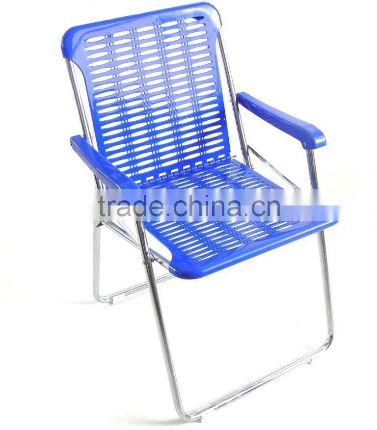 leisure plastic ratten foldable gardern chair