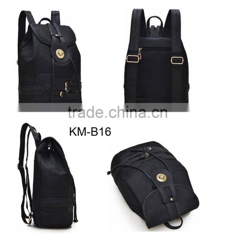 China hot sale OEM designer fashion stripes beauty lady backpack
