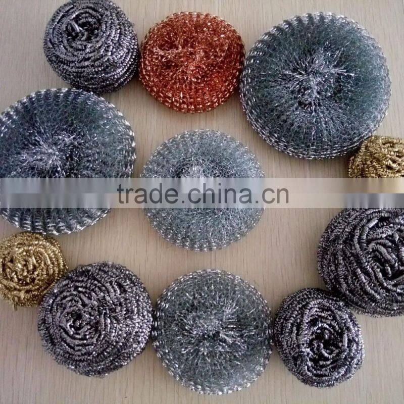 galvanized metal mesh scourer with handle