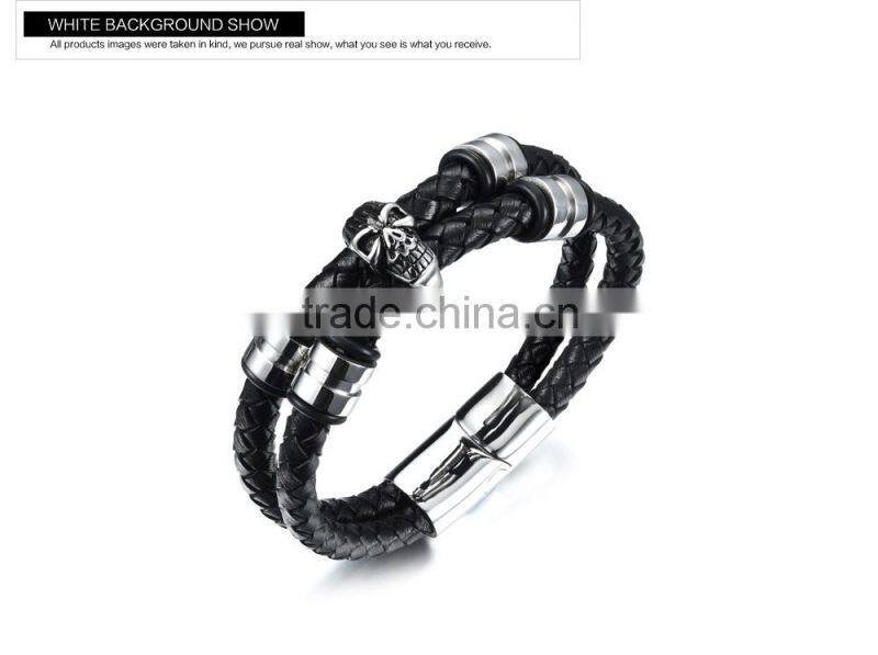 Fashion Bracelets 2016 Men Bracelet Making Supplies Leather Bracelet