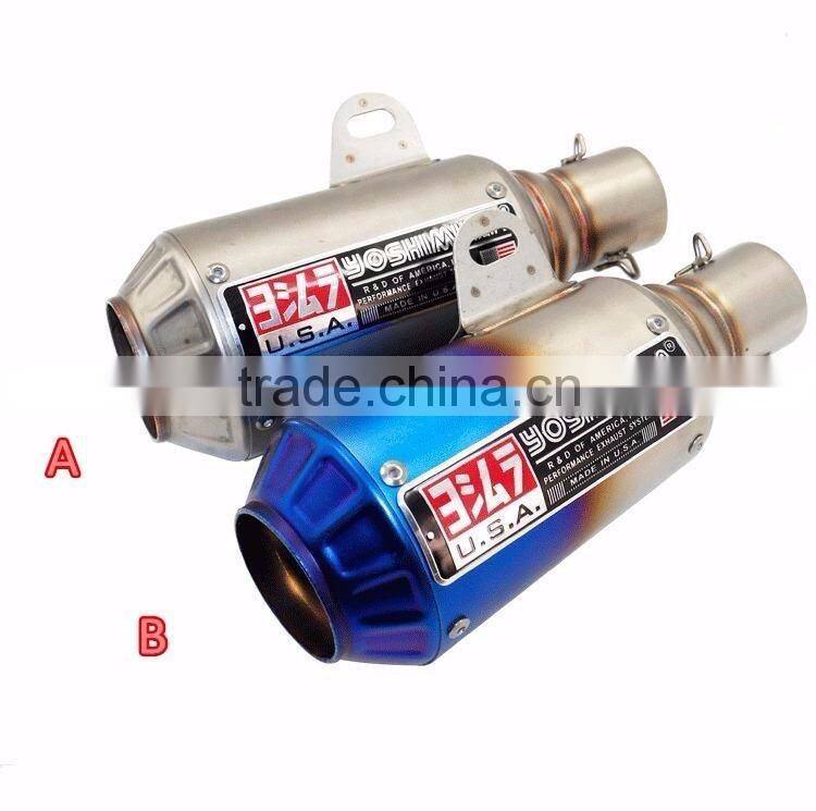 SCL-2016030014 465mm, 475mm, Akrapovic stainless steel Modified Exhaust Muffler Pipe