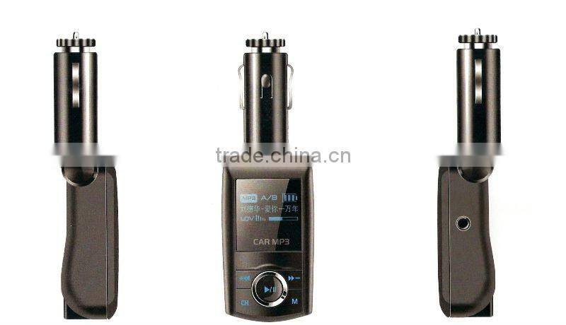 2016 Alibabba Hot sales Car mp3 player FM Transmitter with LCD display screen