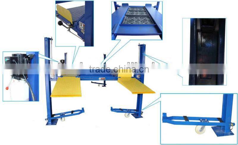 Hydraulic portable 4 post car parking system
