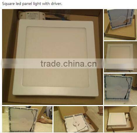 6W 12w 18w 24w round ceiling panel light SMD high lumen flat led light