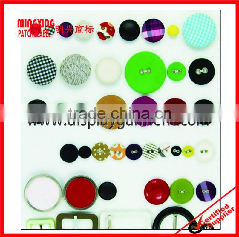 high fashion black fabric covered button, button for clothes,shoes