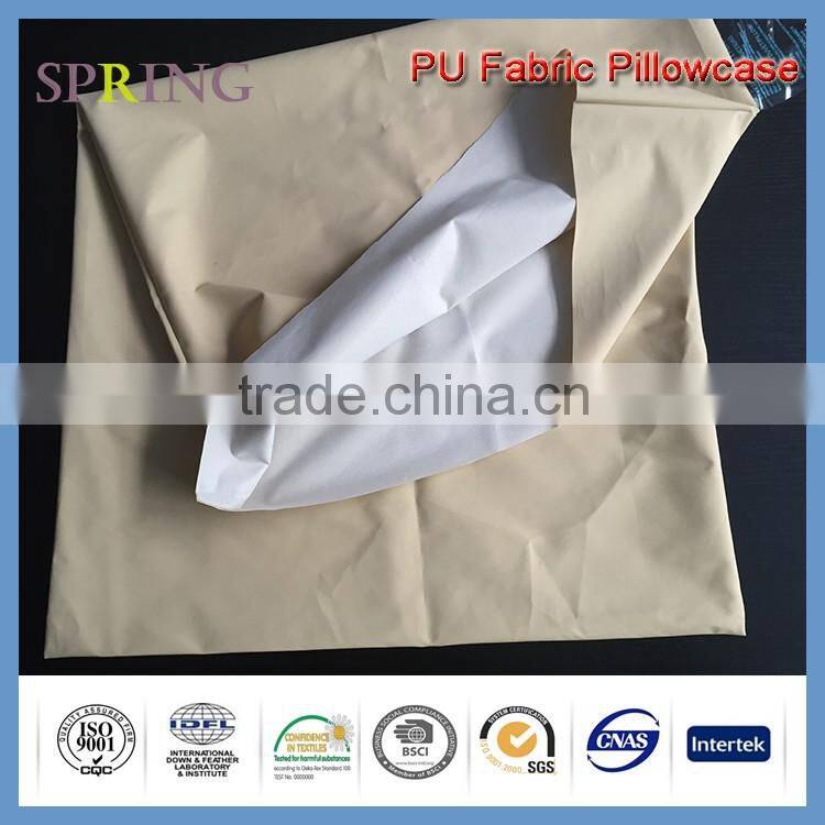 PU coated fabric waterproof pillow shell heat-seam for hospital