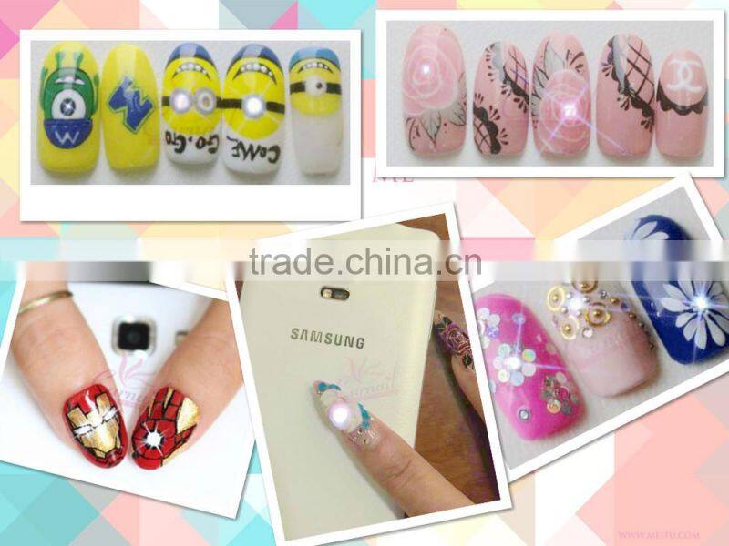 Nail Art New Product Flickering NFC Nail Stickers for Nail Art Decoration Shine every moment