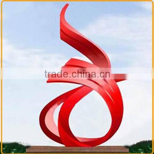 Outdoor Modern 304 Stainless Steel Sculpture for Garden Decoration