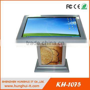 Lobby Electronic Display Stand LCD Advertising Totem Kiosk