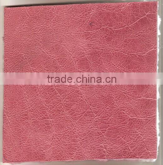 2016hot sale pink aniline pig leather MD16358