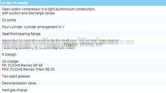 Bus air conditioner Bock fk40 Type N compressor Valve Upper & Lower Gasket (FK40-655N/560N)