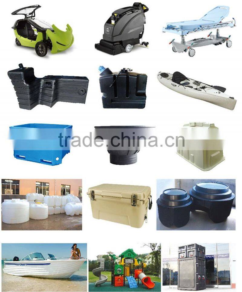 Top quality 3arm 4work hot selling rotational plastic moulds manufacturer