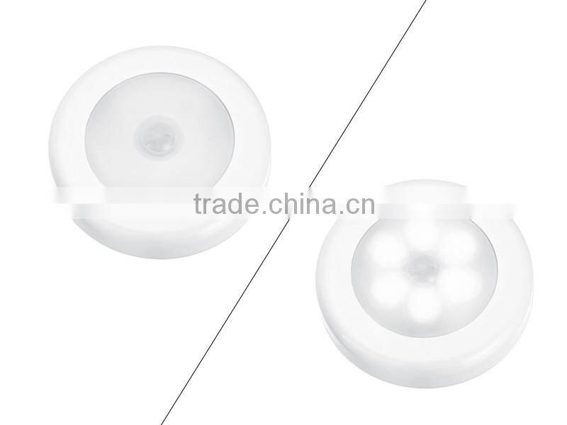 Battery Powered LED Motion Lights Stick-To-Anywhere For Stairways Bathroom Kitchen Nursery Hallway Motion Sensor Night Light