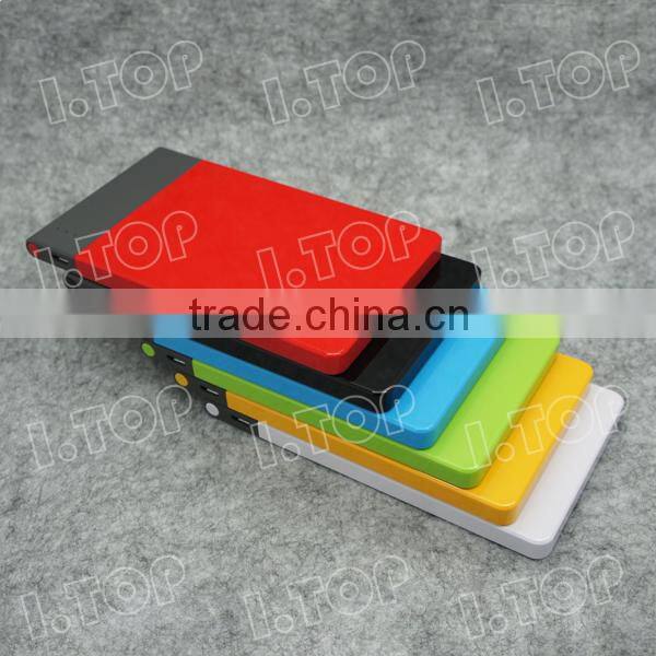 2015 New portable slim power bank usb charger battery power for mobile phone