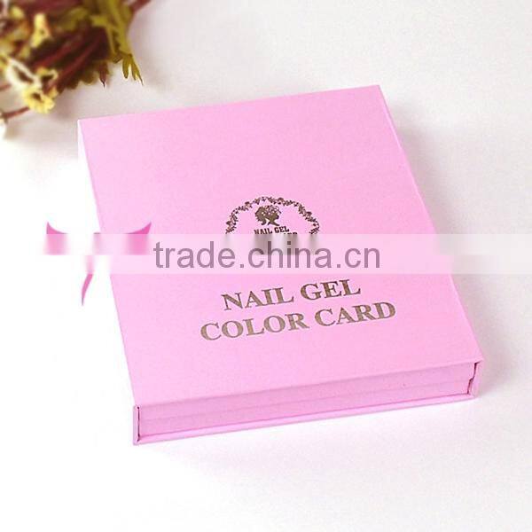 150 colors CROWN nail gel color card,gel polish color display book