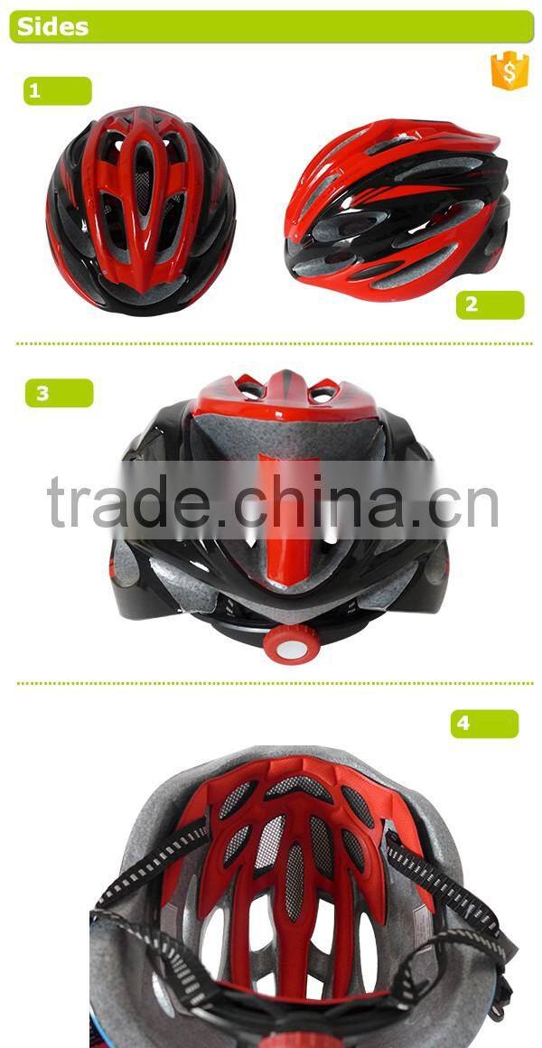 Factory directly wholesale high impact eps glossy print custom bicycle helmet