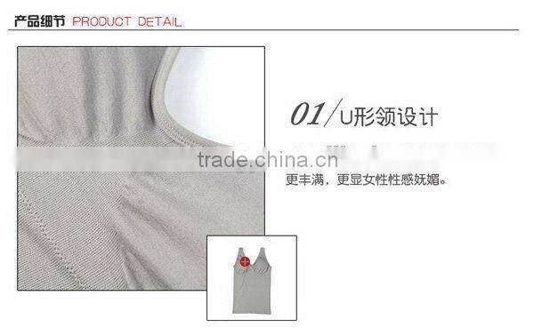 Quality stylish seamless yoga vest polyester tank tops
